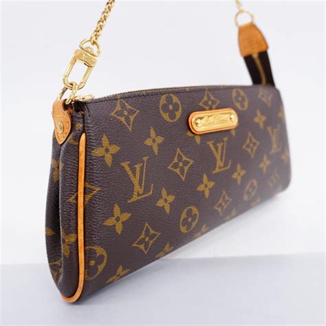 louis vuitton pochette eva m95567|LOUIS VUITTON Monogram Eva M95567 Shoulder Bag Brown .